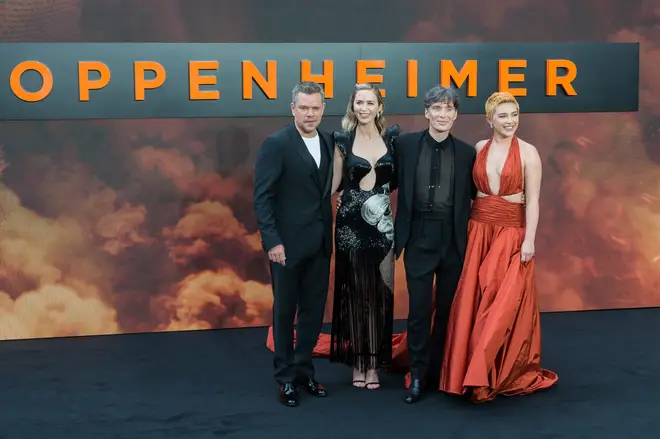 Matt Damon, Emily Blunt, Cillian Murphy and Florence Pugh attend the UK premiere of 'Oppenheimer'