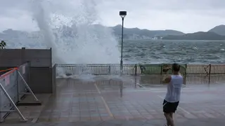 A wave in Hong Kong