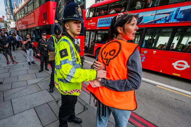 Eco-activists returned to London's streets