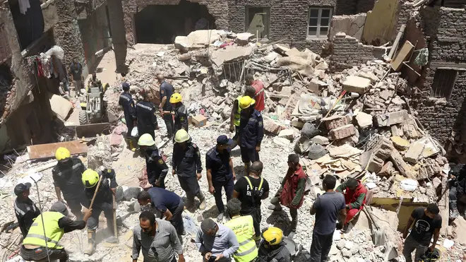 Egypt Building Collapse