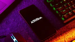 Activision on phone screen
