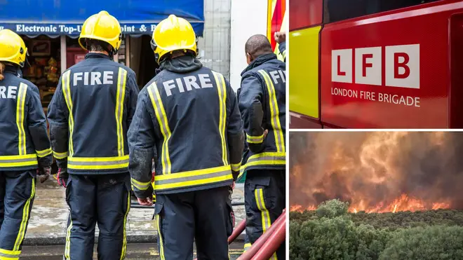 London Fire Brigade were pushed into action after a wildfire in the UK last year.