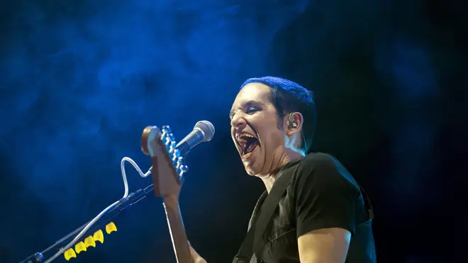 Brian Molko performs with his rock band Placebo