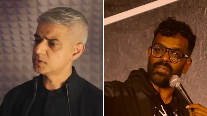 Sadiq Khan was joined by Romesh Ranganathan to launch the campaign