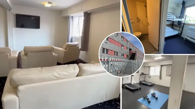 First look inside the Bibby Stockholm set to house some 500 migrants.