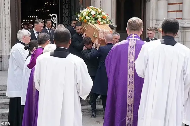 Over 1,000 gathered for the Westminster funeral.