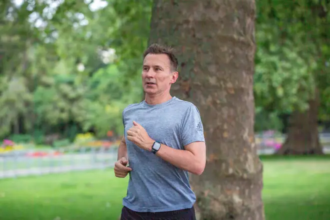 Jeremy Hunt ran the London Marathon last year for a cancer charity