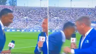 Shaka Hislop collapsed live on TV