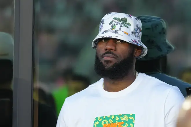 LeBron was last spotted at Inter Miami's game against Cruz Azul last week