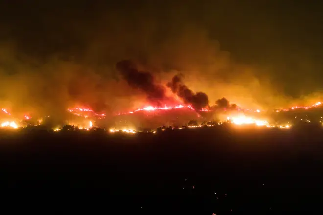 Different regions in Greece have been affected by the wildfires.