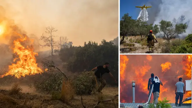 Fires have been raging for several days and a state of emergency has now been declared