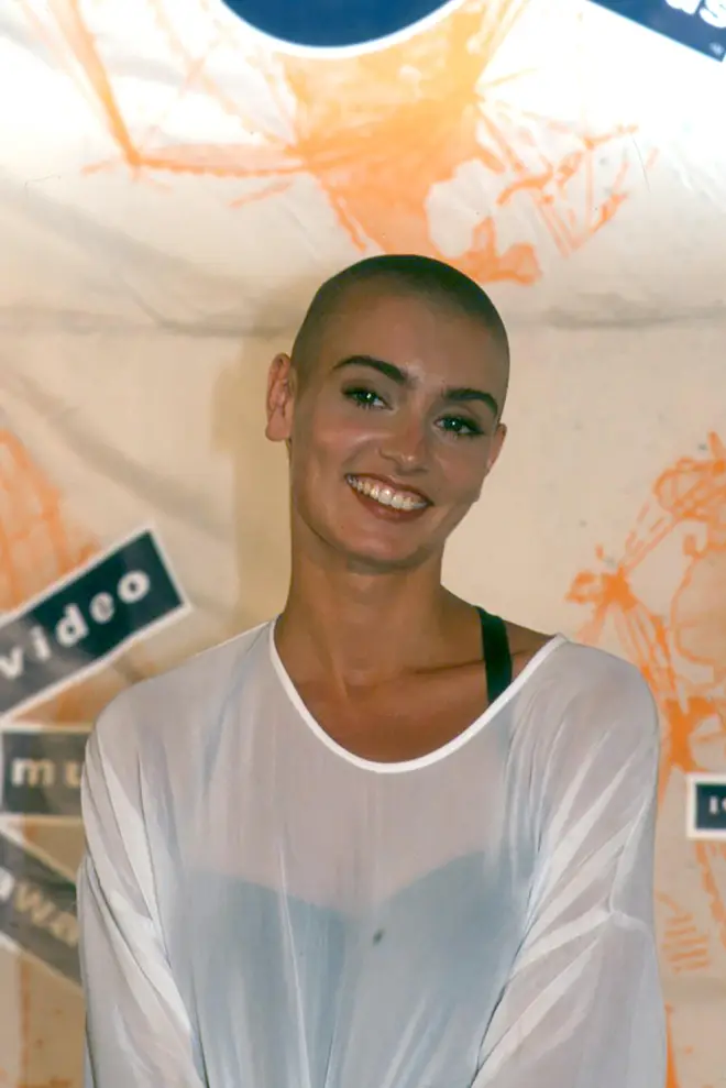 Sinead O'Connor pictured in 1998