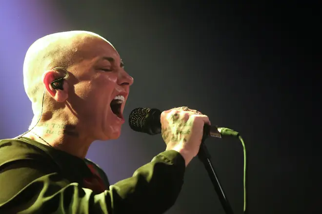 Sinead O'Connor performs at a concert at Tvornica kulture in Croatia in 2020