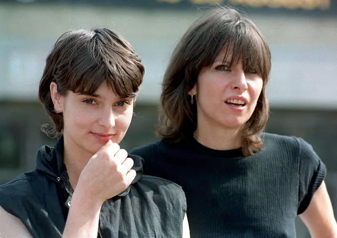 Sinead O'Connor and Chrissie Hynde pictured together in 1995