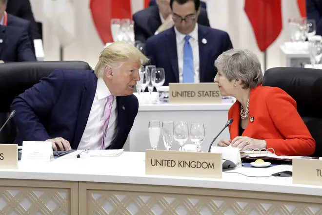President Trump and outgoing Prime Minister May are attending this year's summit