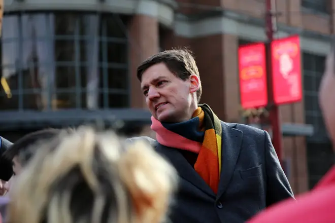 Premier of British Columbia David Eby (pictured earlier this year) hailed the extreme sacrifices being made by Canadian firefighters