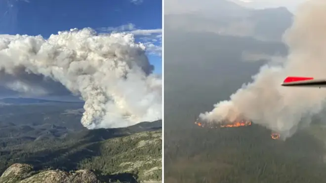 British Columbia's wildfires have been raging for weeks and have claimed the life of another firefighter - a month after two others perished fighting another blaze in Canada