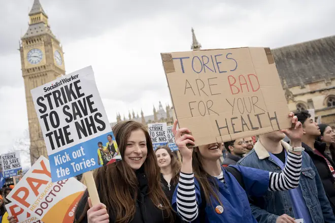 The alarm bells come as the NHS experiences an unprecedented wave of industrial action