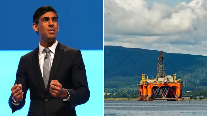 Rishi Sunak announces plans to expand North Sea oil drilling