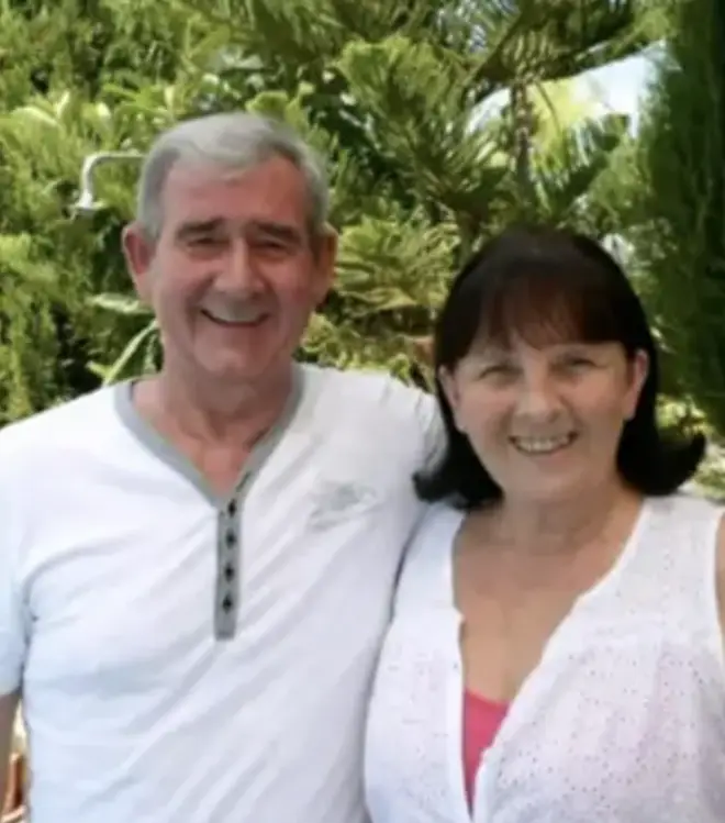 David Hunter with his wife Janice