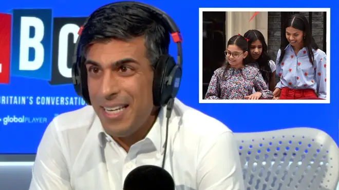 Rishi Sunak on LBC's Nick Ferrari at Breakfast