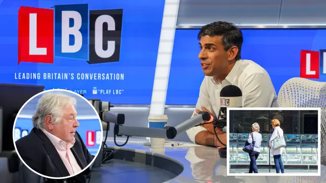 Rishi Sunak speaks exclusively to Nick Ferrari on LBC