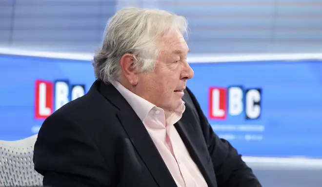 Nick Ferrari during today's exclusive phone-in with Rishi Sunak