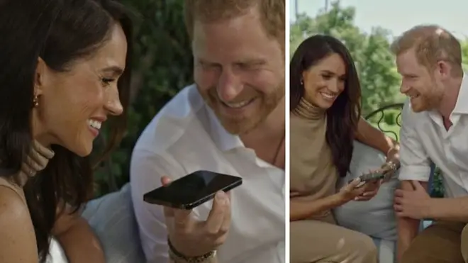 Harry and Meghan surprised recipients of a youth initiative on Wednesday.