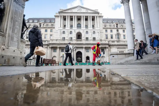 The Bank of England predicted that Consumer Prices Index (CPI) inflation will fall to 4.9% in the final quarter