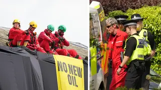Greenpeace stunt proves there is a "very real" threat to the Sunak's security