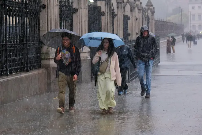 Britain is set to be battered in rain