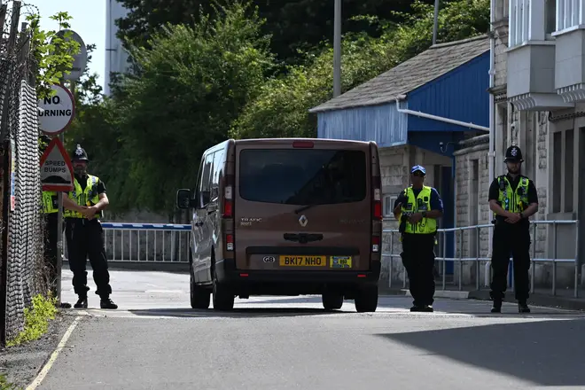 Approximately 50 arrivals are set to board the Bibby Stockholm, moored at Portland in Dorset, as part of the Home Office's plan to accommodate up to 500 migrants on the vessel