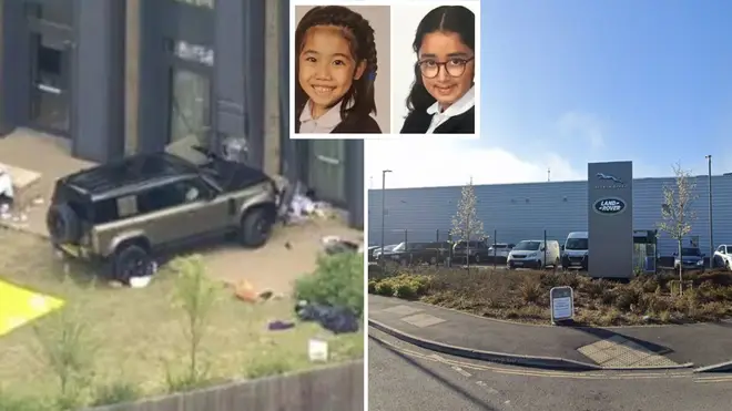 Activists say they destroyed Land Rover tyres over the death of two Wimbledon schoolgirls