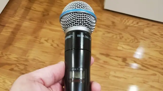 Mr Fisher posted the mic for auction on eBay.