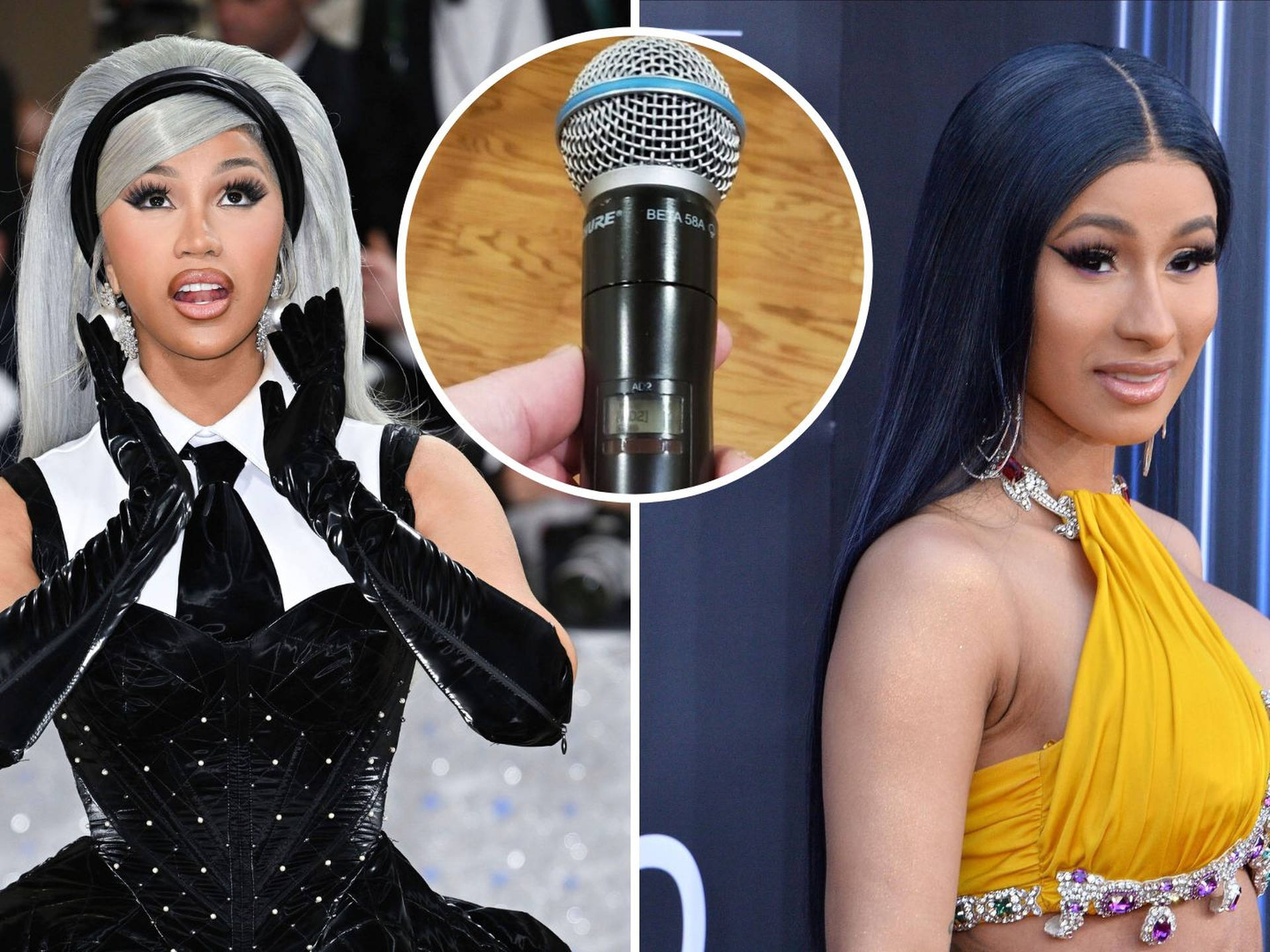 Microphone Cardi B hurled at fan during Las Vegas concert sells for almost  $100,000 on... - LBC