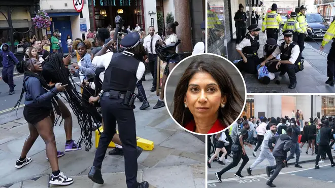 Disorder broke out after a TikTok call for a rampage on Oxford Street