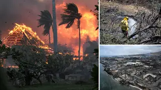 Maui, in Hawaii, is ablaze after a hurricane fanned the flames