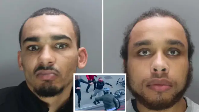 The pair embarked on a brutal knife spree as they robbed phones