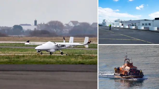 Key drone-filmed evidence of Channel trafficking has been stolen from an airfield