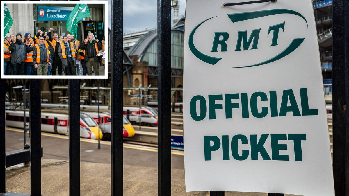 Bank holiday travel chaos as RMT announces new strike dates in long-running dispute