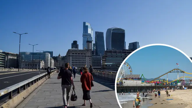 South-east England will be hotter than LA next week, the Met Office says