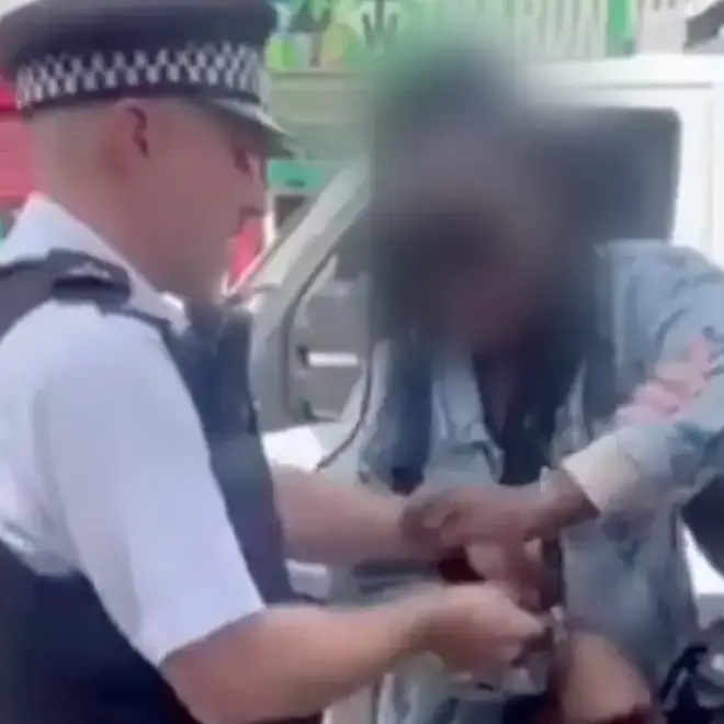 The woman did not explain why she didn't want to hand her ticket over