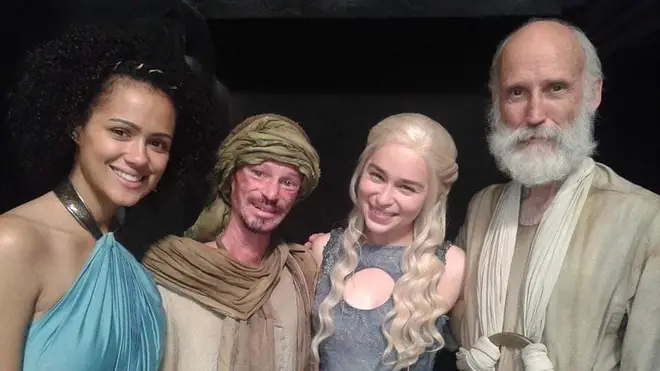 Kent with the Game of Thrones cast