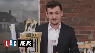 Armed with a full-page “wanted” advert in the local paper - the Bedford Times and Citizen, a handful of posters and a microphone, LBC's Henry Riley popped to Flitwick