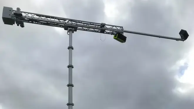 The cameras were installed on the A30 in Cornwall as part of a trial.
