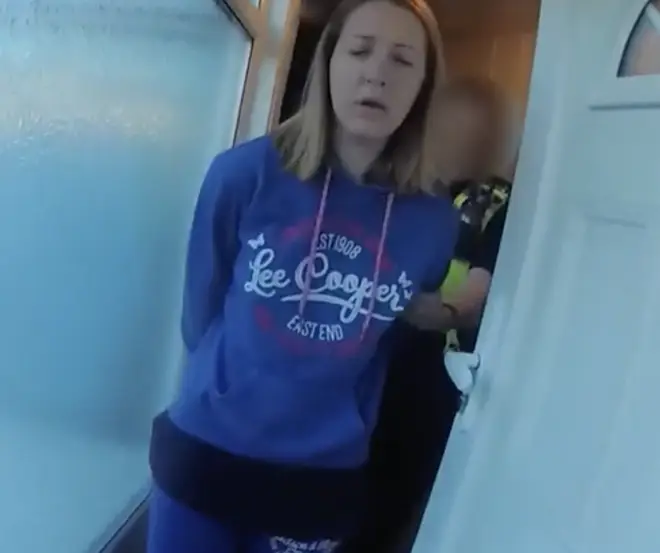Letby led from her home in handcuffs after being arrested