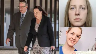 Lucy Letby's mother sobbed as her first guilty verdict was delivered.