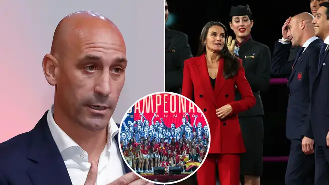 The latest show of solidarity follows the news Spanish FA president Rubiales has been suspended by FIFA after kissing forward Jenni Hermoso at the World Cup final.