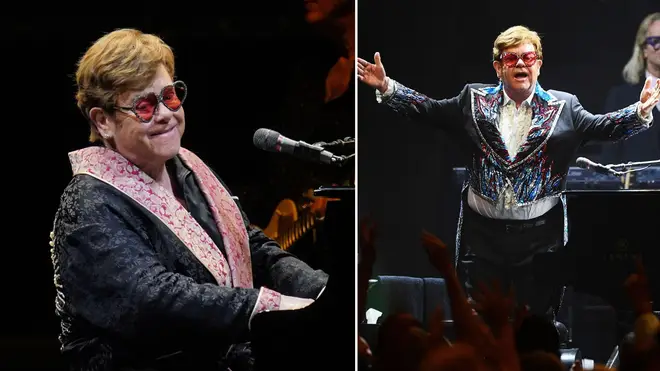 Elton John was taken to hospital after a fall