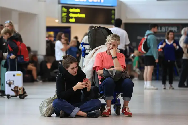 Passengers have been left stuck at airports after hundreds were left without a flight